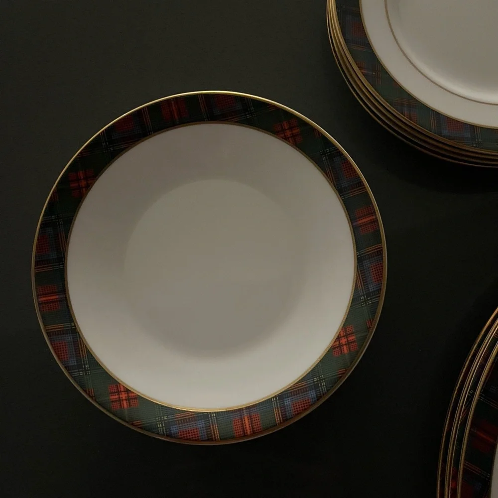 Ralph Lauren Highland China Saucer Plates—Vintage